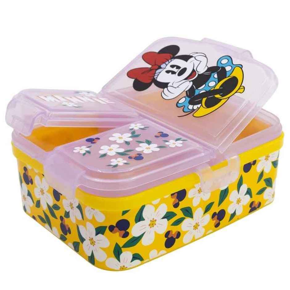 Striders Multi Compartment Rectangular Sandwich Box Minnie Sunshine | XL