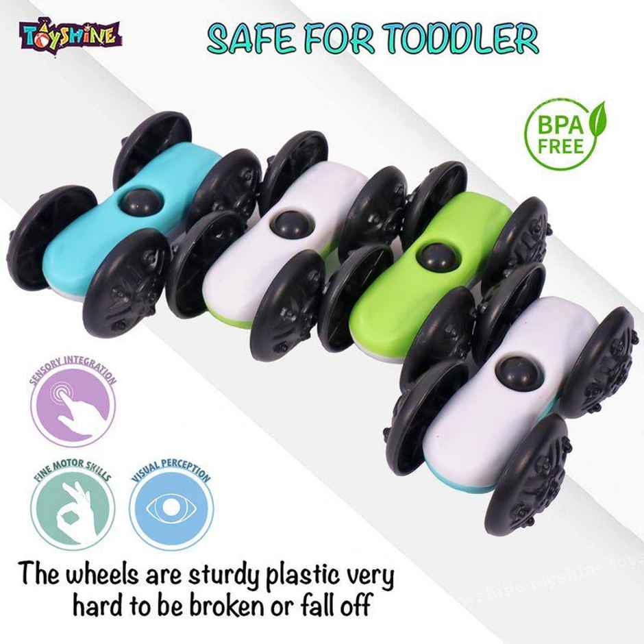 Toyshine Racer Ramp Toy With 4 Cars, 4 Ramps And Race Track For 1, 2, 3 Toddlers, Boys & Girls