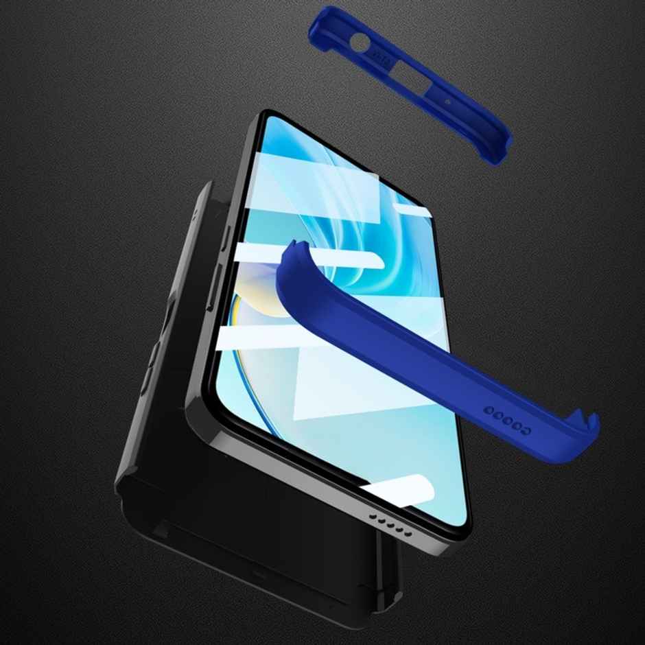 Kwine Case Samsung Galaxy M02S / Galaxy F02S / Galaxy A02S 360 Degree Back Cover - Blue