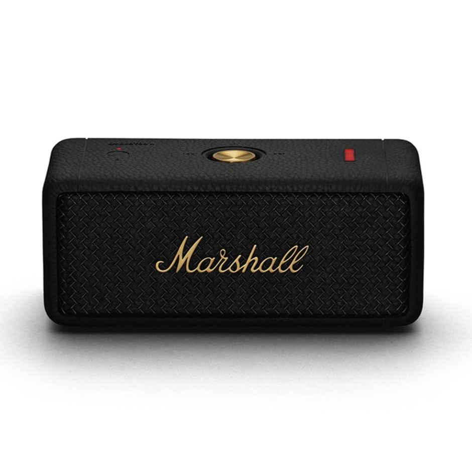 Marshall Emberton II 20 W Wireless Bluetooth Portable Outdoor Speaker | Black & Brass