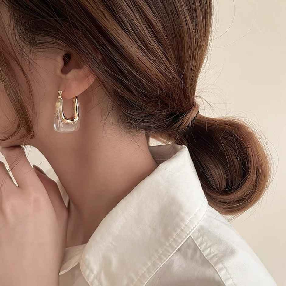 Just Lil Things Retro U Shaped Earrings | jlt11240