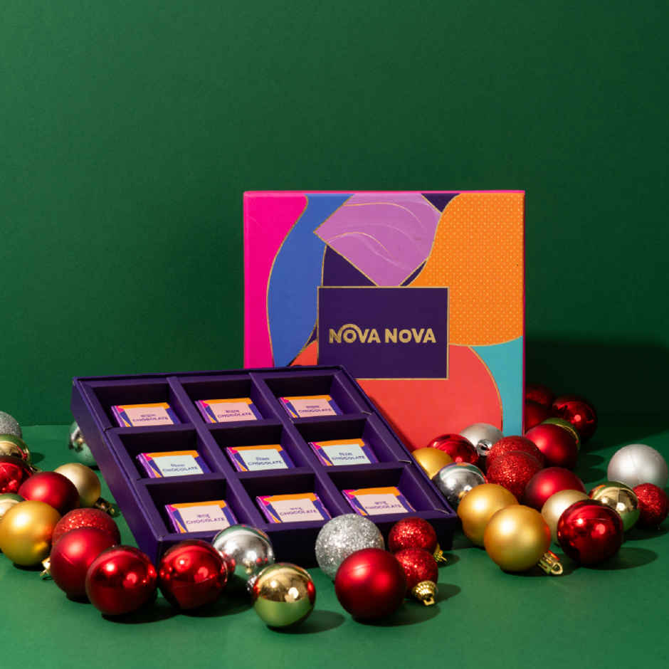 Nova Nova Chocolate Barfi Gift Box Combo