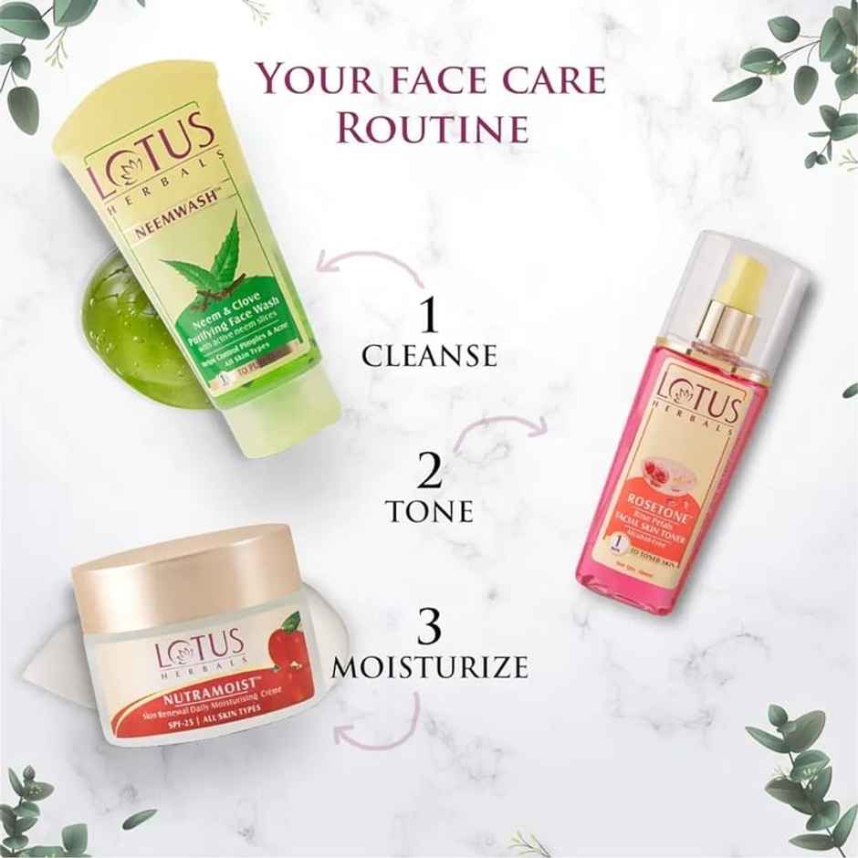 Lotus Herbals Rosetone Rose Petals Facial Skin Toner