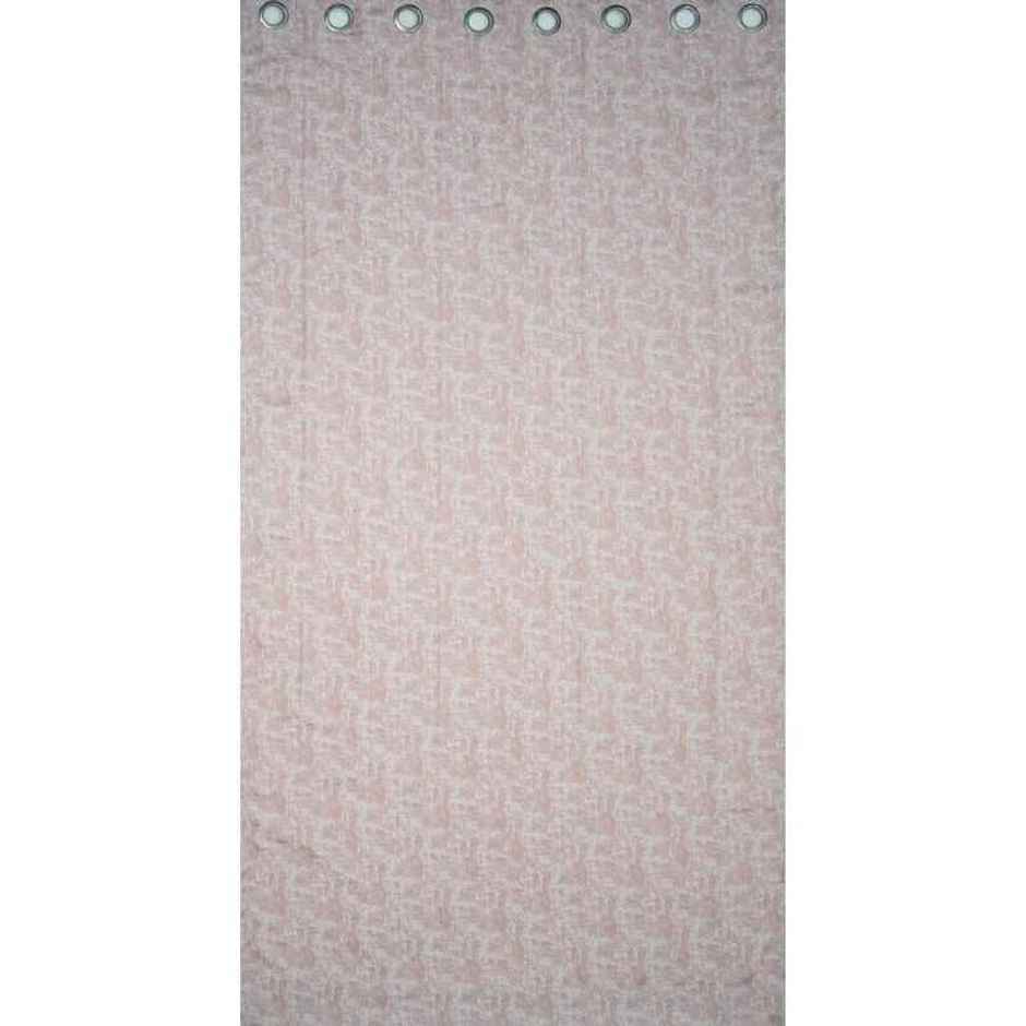 Florida Pearl 9 Feet Sheer Curtains for Living Room Bedroom Balcony Pink