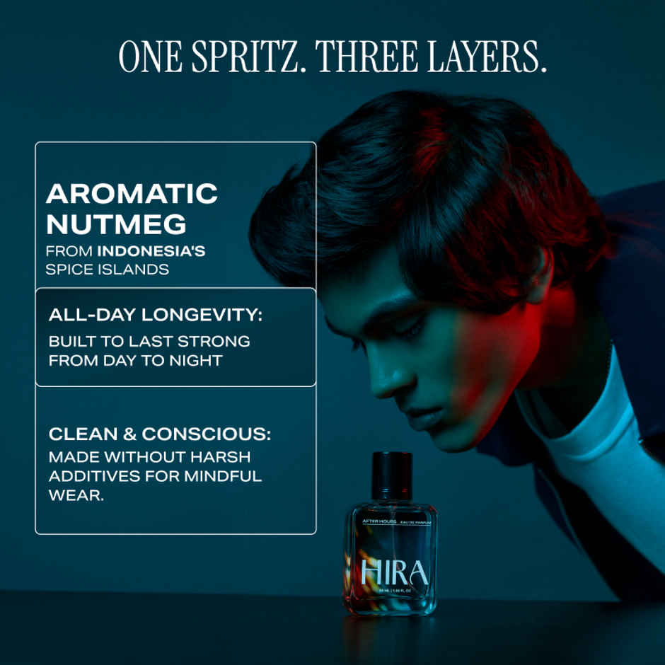 HIRA After Hours Eau De Perfume For Men | Fresh & Woody Notes