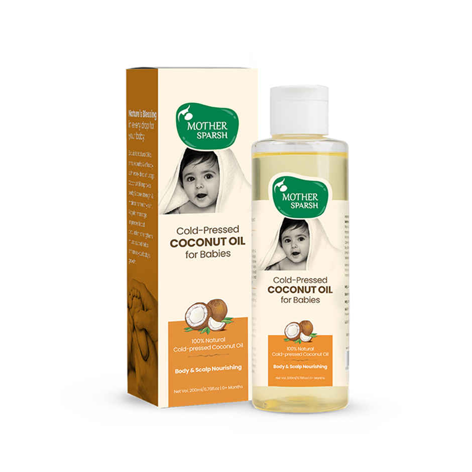 Mother Sparsh Cold Pressed Coconut Oil for Babies