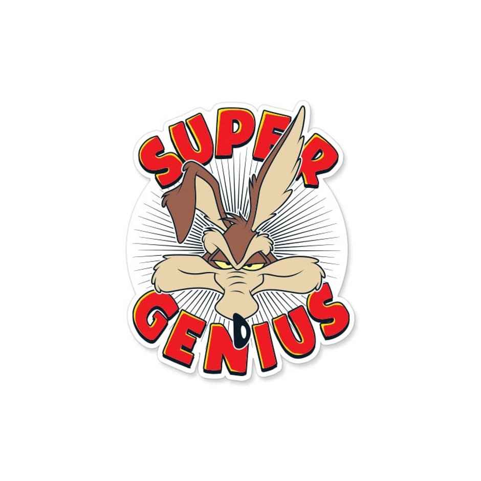 House of Festivals Super Genius - Looney Tunes Official Sticker