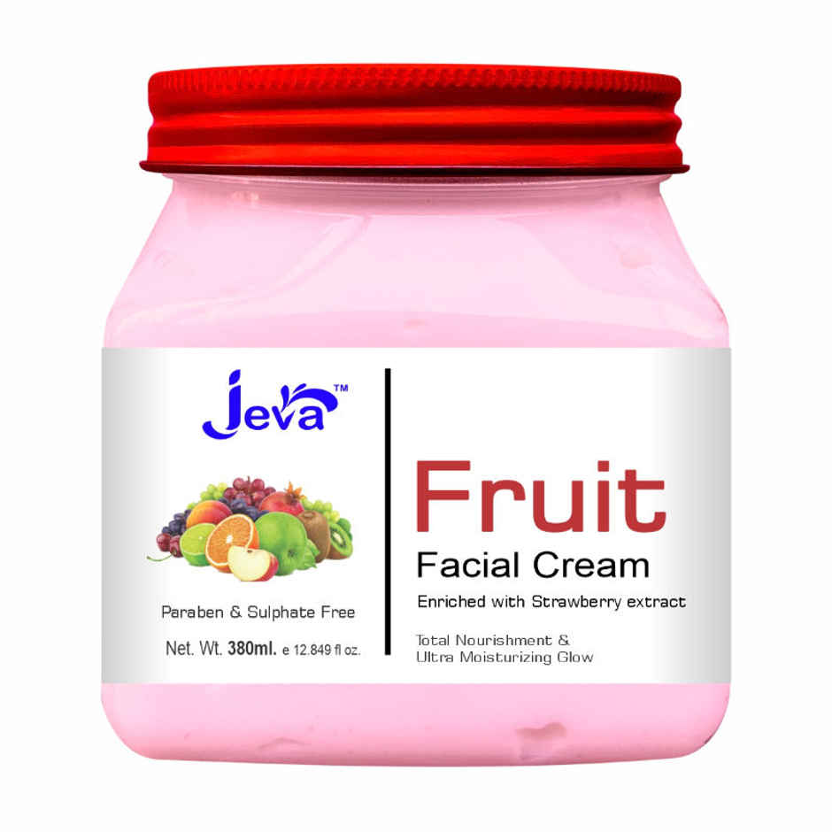 Jeva Fruit Eco Facial Kit for Total Nourishment & Ultra Moisturization for All Skin Types