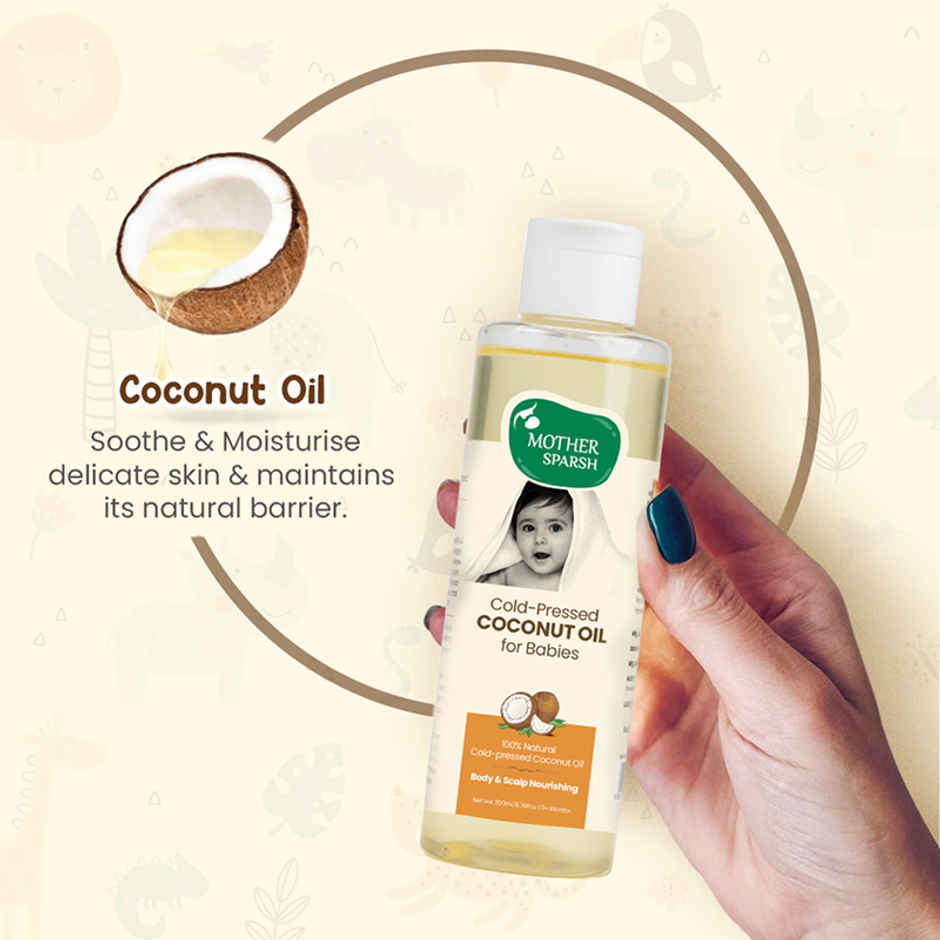 Mother Sparsh Cold Pressed Coconut Oil for Babies