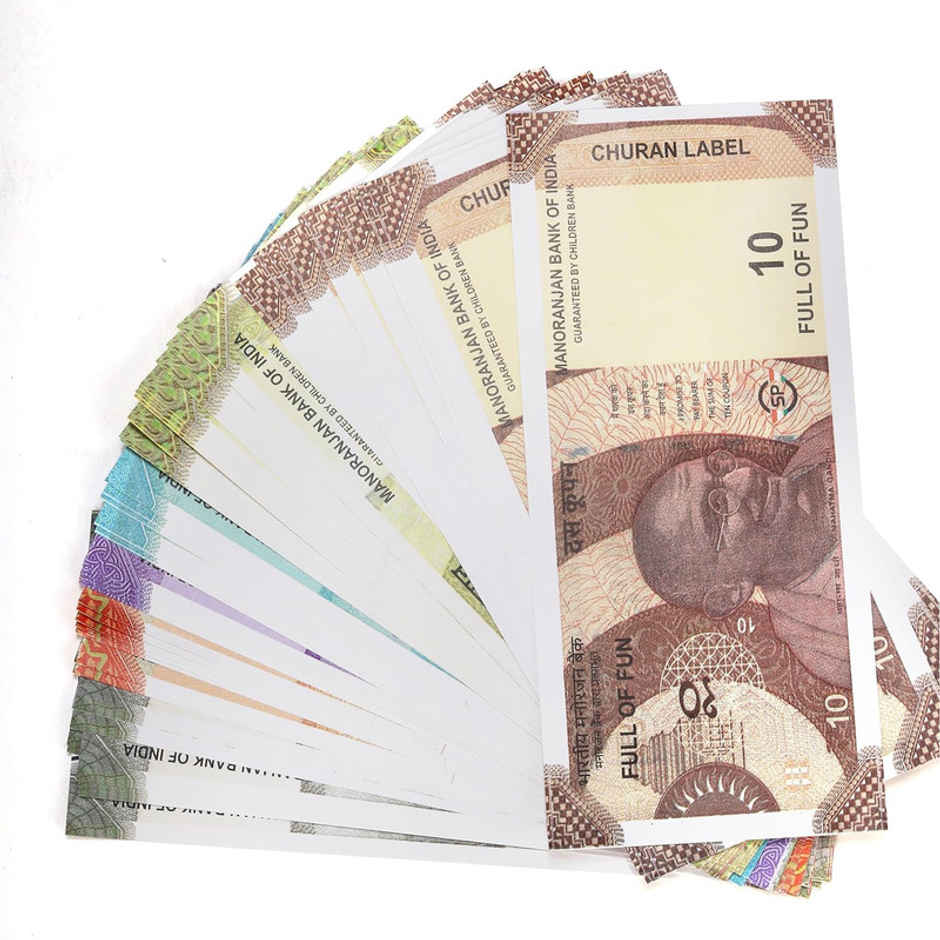 Fablue Educational Atrficial Money Play Notes for Kids -120 Pieces | Multicolor