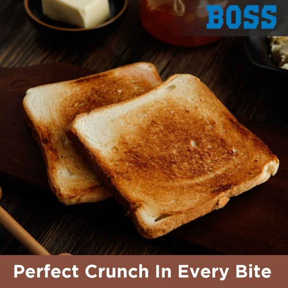 Boss Eden 1100-Watt 4 Slice Automatic Pop-Up Toaster 1100 Watts - Black