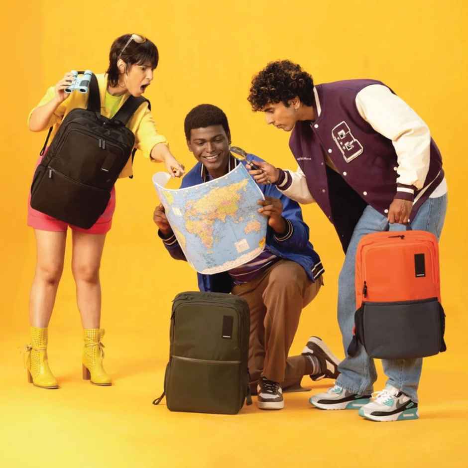 Mokobara Unisex Modern Polyester 28 L Top Handle Laptop Backpack | Deep Dive - 15.6 Inches