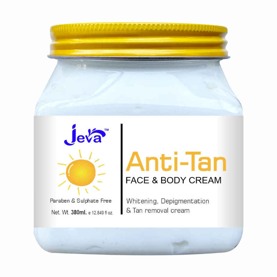 Jeva Anti-Tan Eco Facial Kit for Brightening, Depigmentation and Tan Removal Kit
