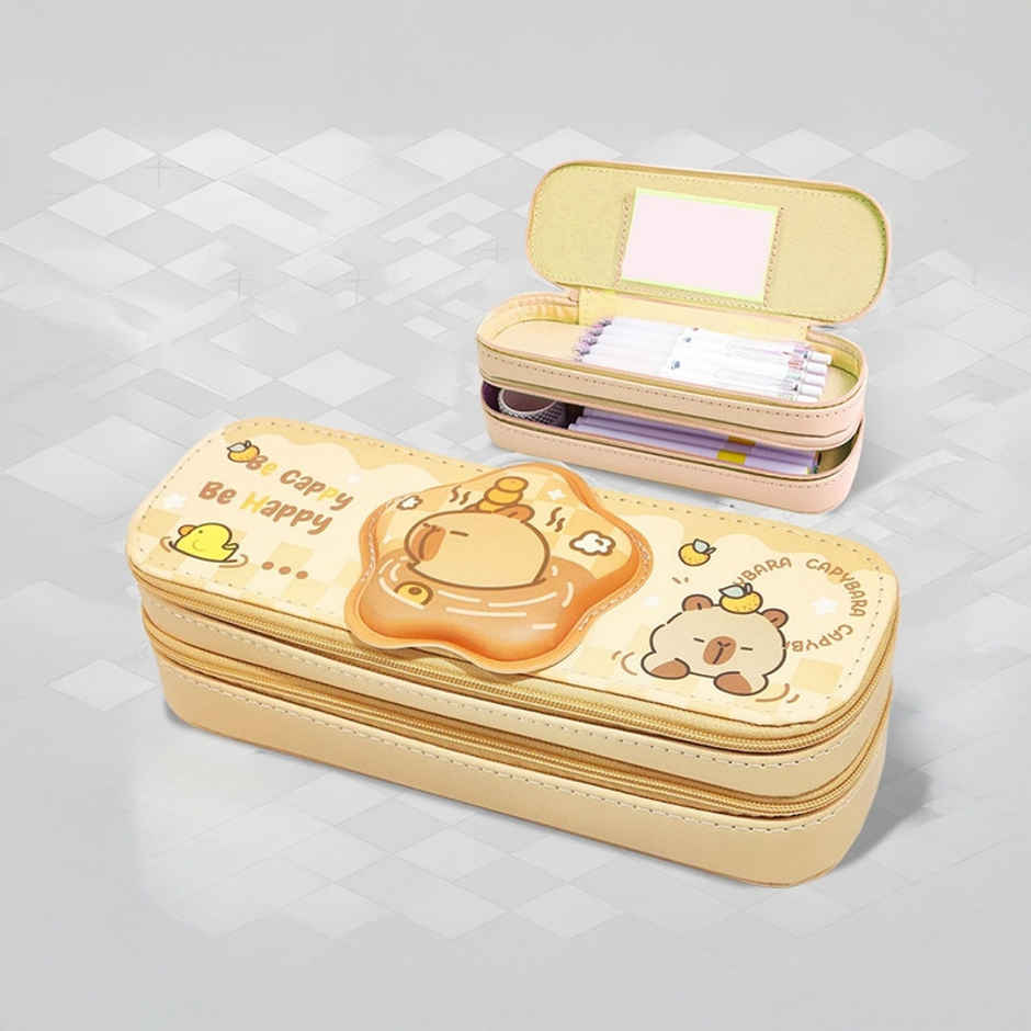 Fablue Capybara Pencil Pouch | Beige