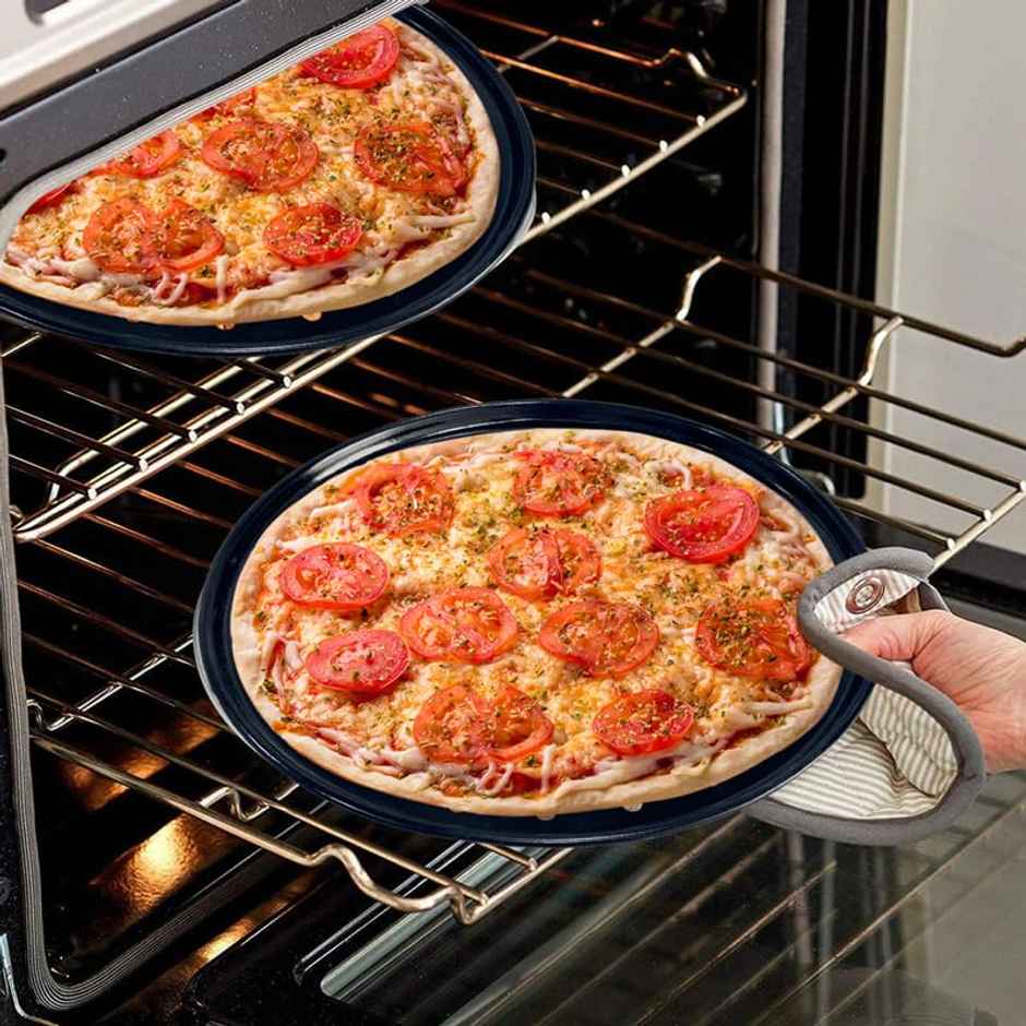 Peng Essentials Sabichi Carbon Steel Pizza Crisper Tray|Non-Stick, Durable And Solid To Use|Stain,