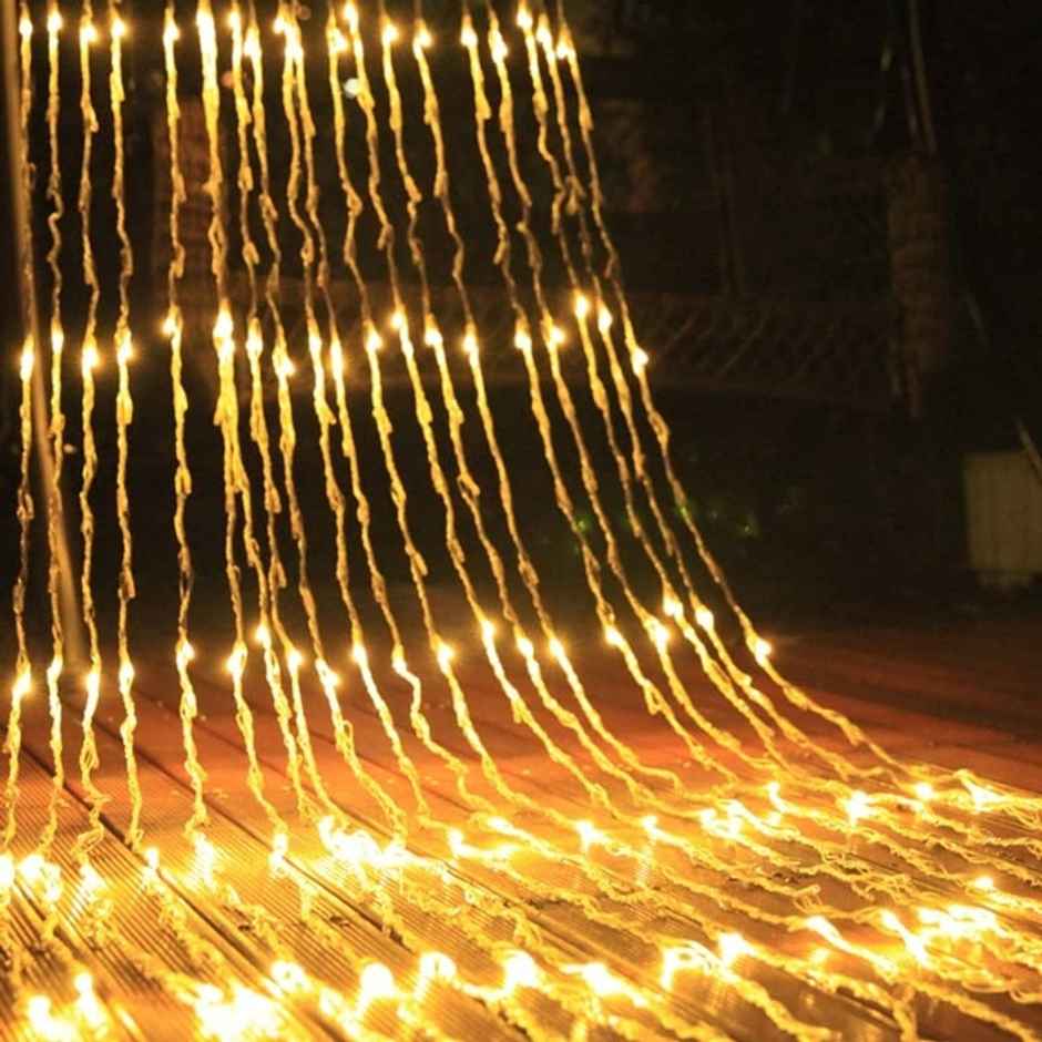 Waterfall Curtain Curved LED Decorative Lights - Warm White | Low Power