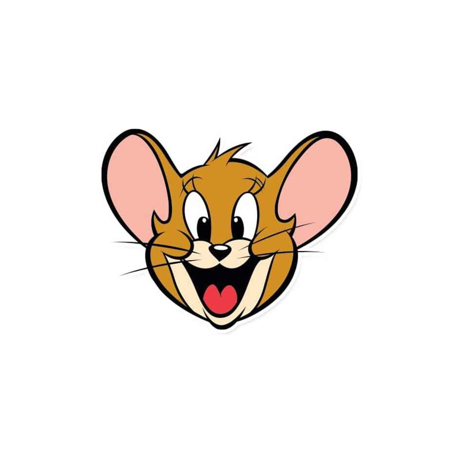 House of Festivals Jerry Face - Tom and Jerry Official Sticker