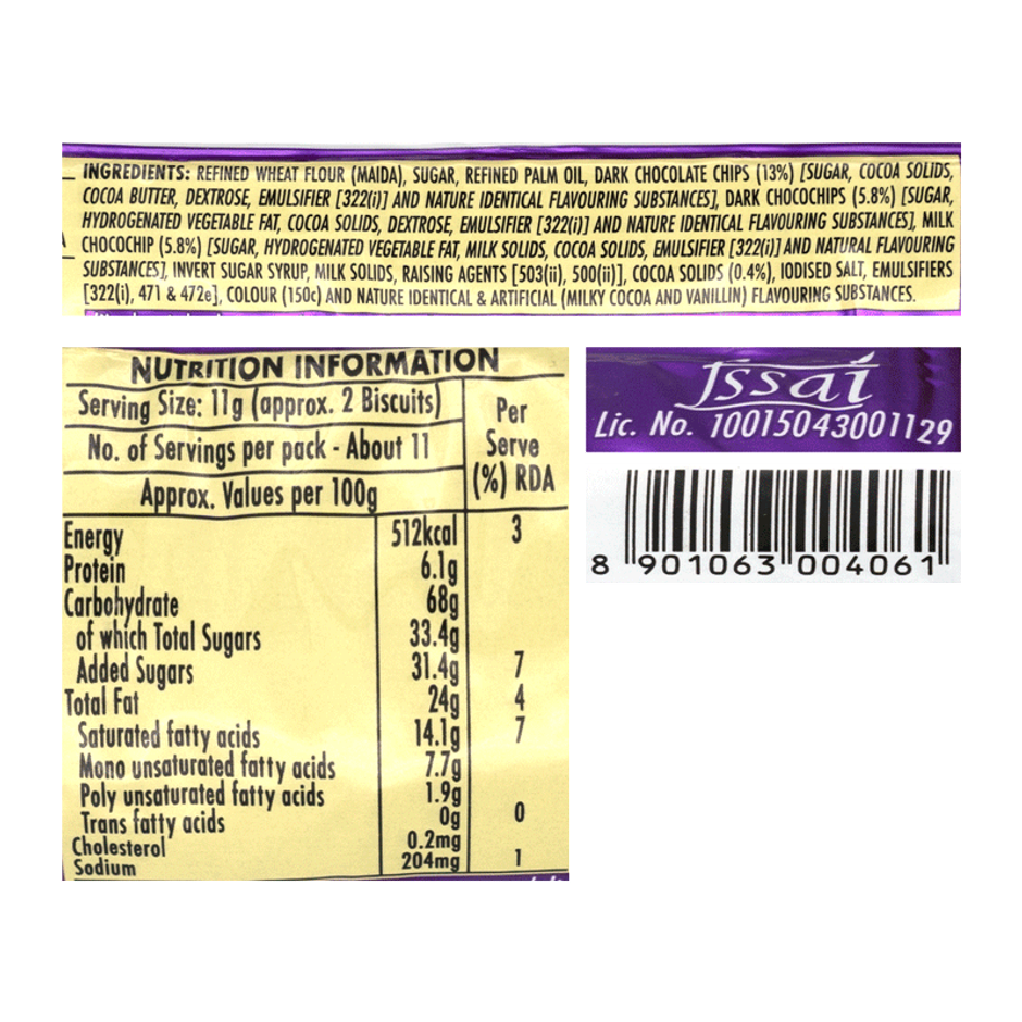 Britannia Good Day ChocoChip Cookies | Trans Fat-free