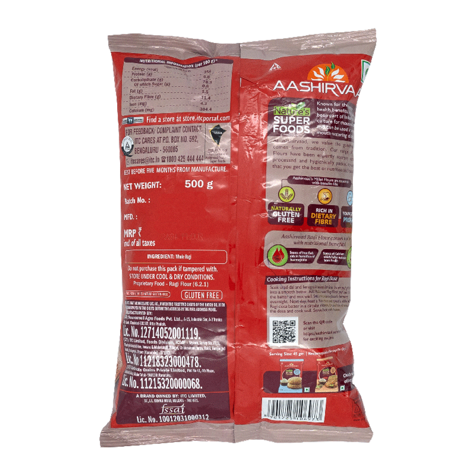 Aashirvaad Nature's Super Foods Ragi Flour Pouch