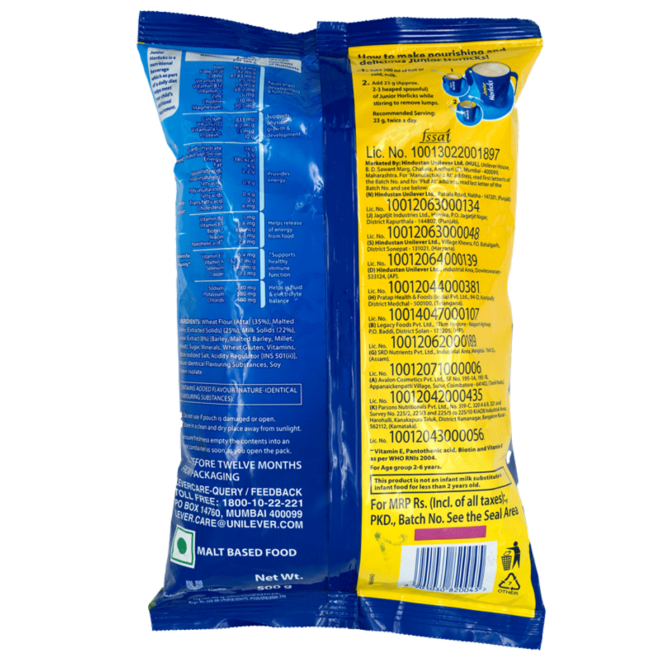 Junior Horlicks Vanilla Flavour