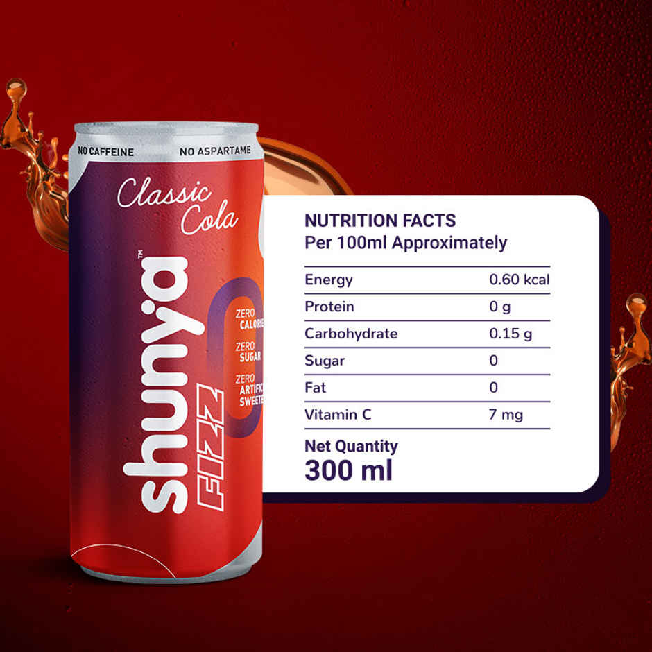 Shunya Herbal Infusion Drink Fizz Classic Cola