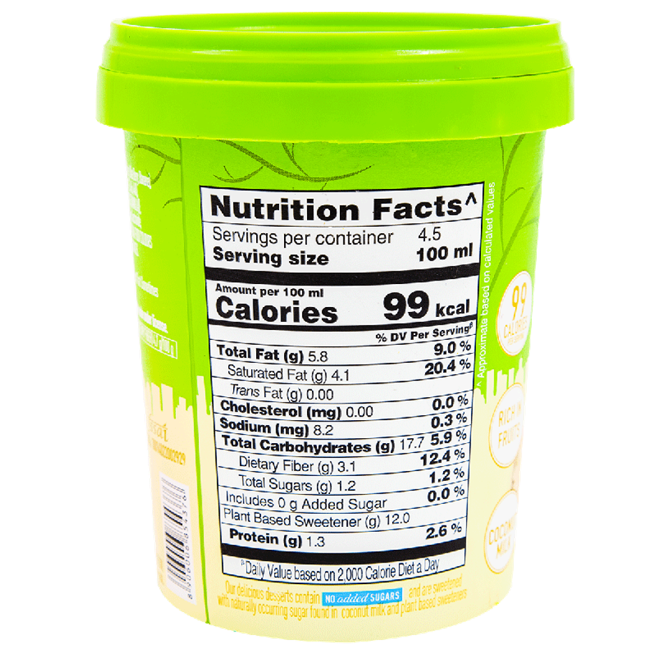 The Brooklyn Creamery Vegan Acai Berry Banana