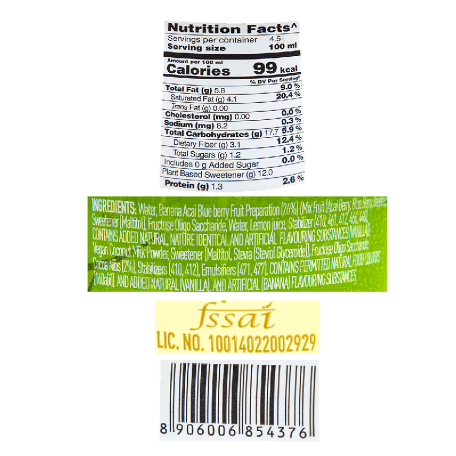 The Brooklyn Creamery Vegan Acai Berry Banana