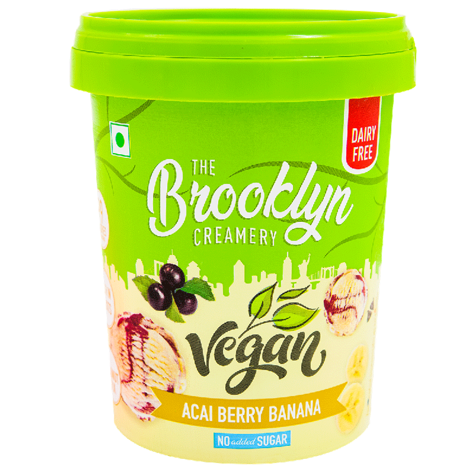 The Brooklyn Creamery Vegan Acai Berry Banana