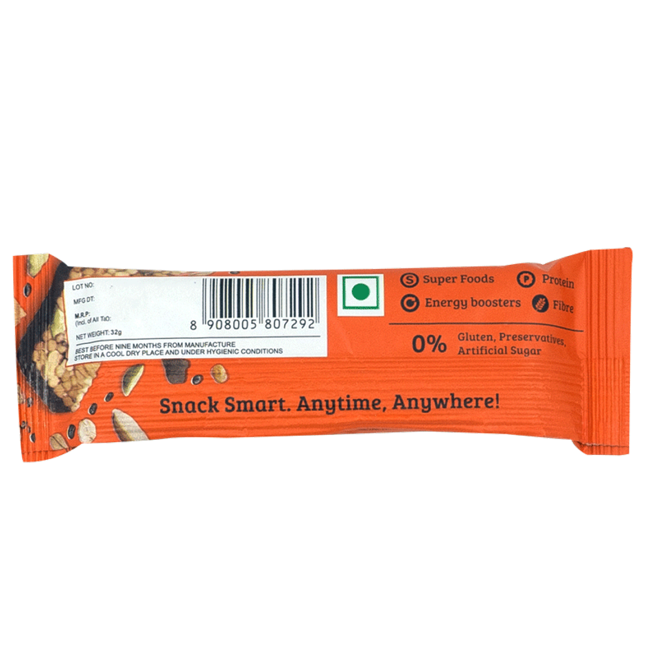 Mojo Bar Orange Dark Chocolate Vitamin C  Energy Bar