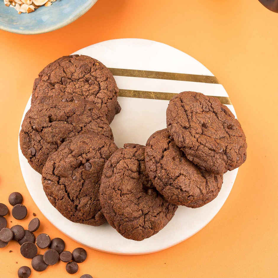 Crozzo Double Dark Chocolate Cookie Pack of 6