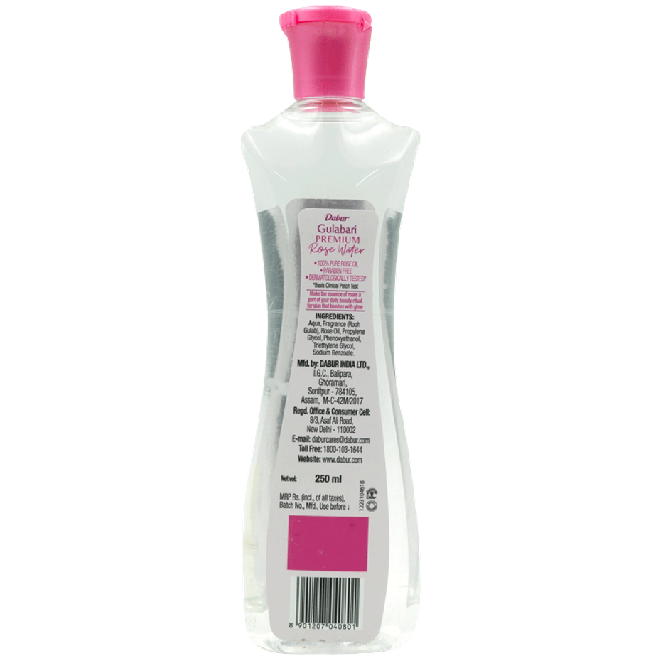 Dabur Gulabari Premium Rose Water (Paraben Free)