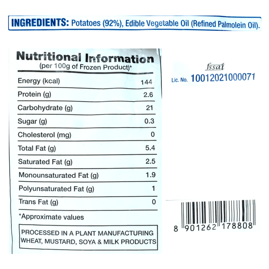 Amul Happy Treats French Fries