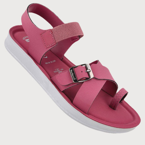 Walkaroo Women's Daily Wear Comfort Sandals - WL7900 Fig | UK9