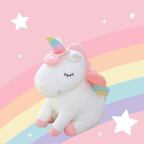 Fablue Unicorn Stuffed Animal Soft Plush Toy for Kids - Soft Plush Toy for Kids - Multicolor