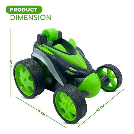 Fablue Remote Control Small Stunt Car For Kids - 360 Degree Rotating Car Toy - Assorted Colour & Designs