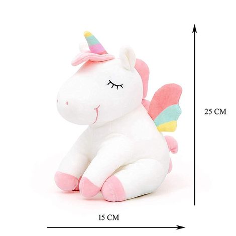 Fablue Unicorn Stuffed Animal Soft Plush Toy for Kids - Soft Plush Toy for Kids - Multicolor
