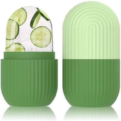 Bronson Professional Classic Mini Silicone Ice Facial Roller (Color May Vary)