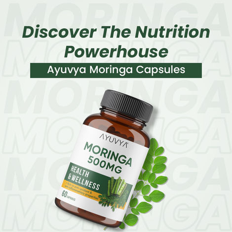 Ayuvya Moringa Capsules for Health & Wellness