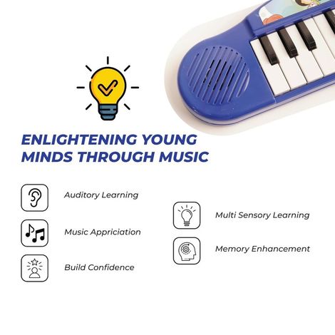 Fablue Multi-Functional Portable Keyboard Piano For Kids - Piano Musical Learning Toy For Toddlers