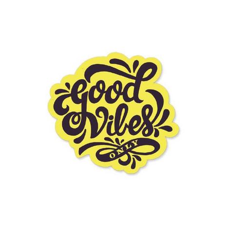 House of Festivals Good Vibes Only - Sticker