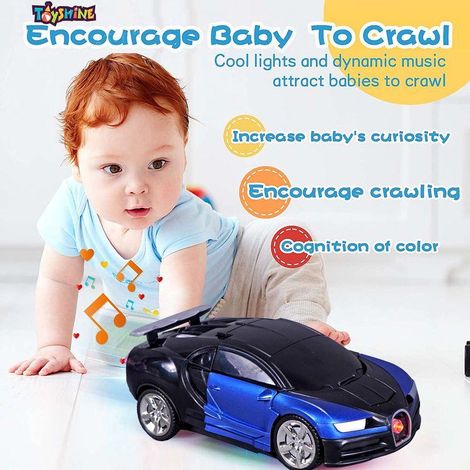 Toyshine Transforming Robot Racing Car | 3+ Years - Blue