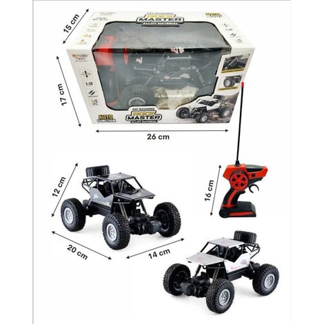 Fablue Rock Crawler Remote Control Car For Kids - Off Road Car Toy For Kids