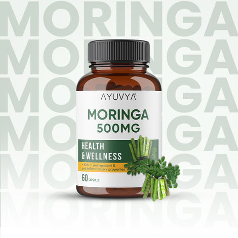 Ayuvya Moringa Capsules for Health & Wellness