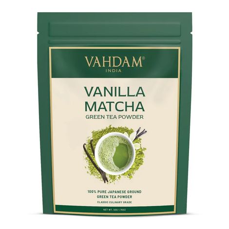 Vahdam Vanilla Matcha Green Tea Powder