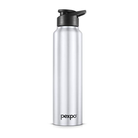 Pexpo Chromo Sports And Hiking Stainless Steel Water Bottle - 1 L