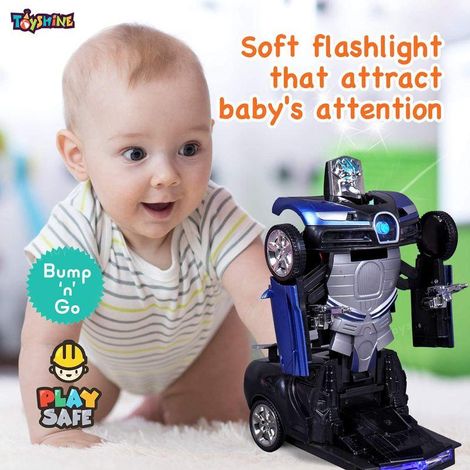 Toyshine Transforming Robot Racing Car | 3+ Years - Blue