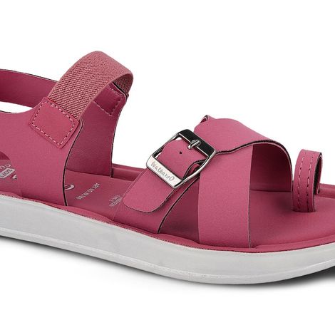 Walkaroo Women's Daily Wear Comfort Sandals - WL7900 Fig | UK9