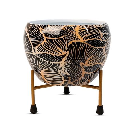 Peng Essentials Reva Home Decor Vase With Stand Desktop/Bedroom Corner Table/Home Decor Centepiece