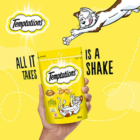 Temptations Adult Tasty Chicken Flavour Cat Treats