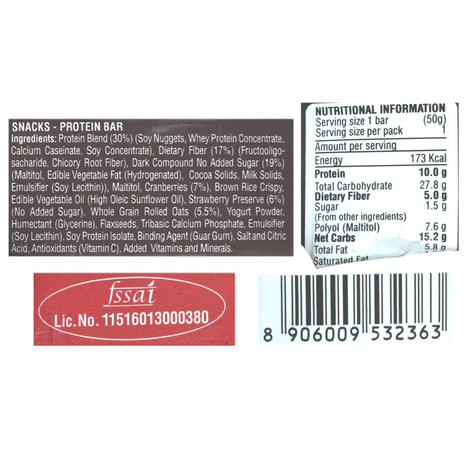 RiteBite Max Protein 10g Protein Bar Choco Berry